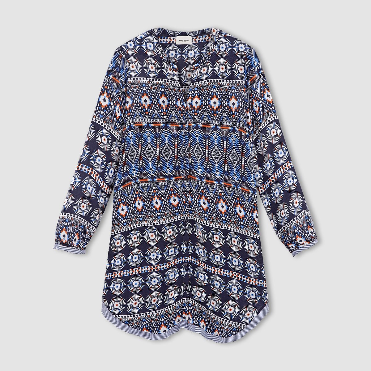 

Платье с длинными рукавами и этническим рисунком IVY 7/8 TUNIC