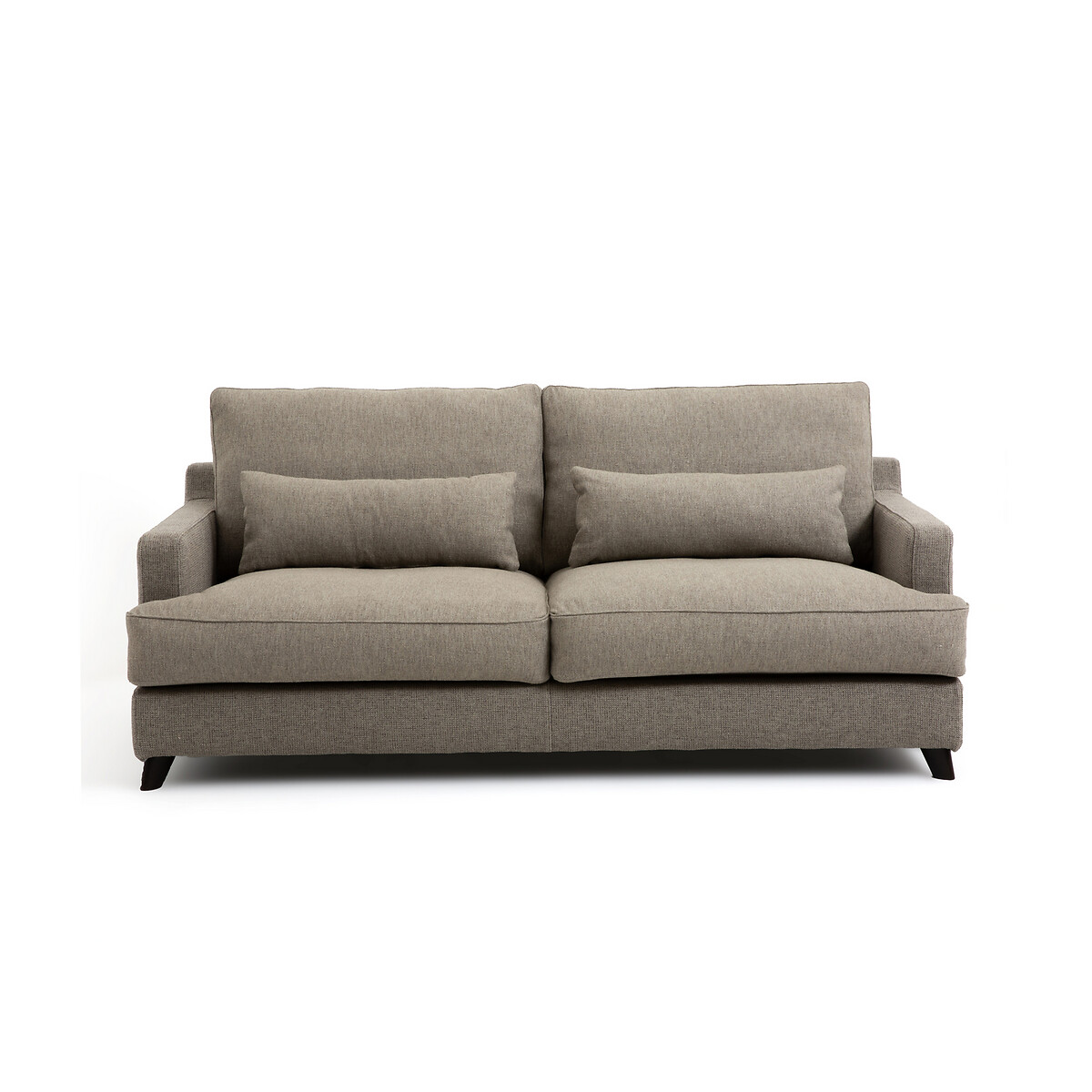 Canapé convertible texturé viscose lin, Alwine