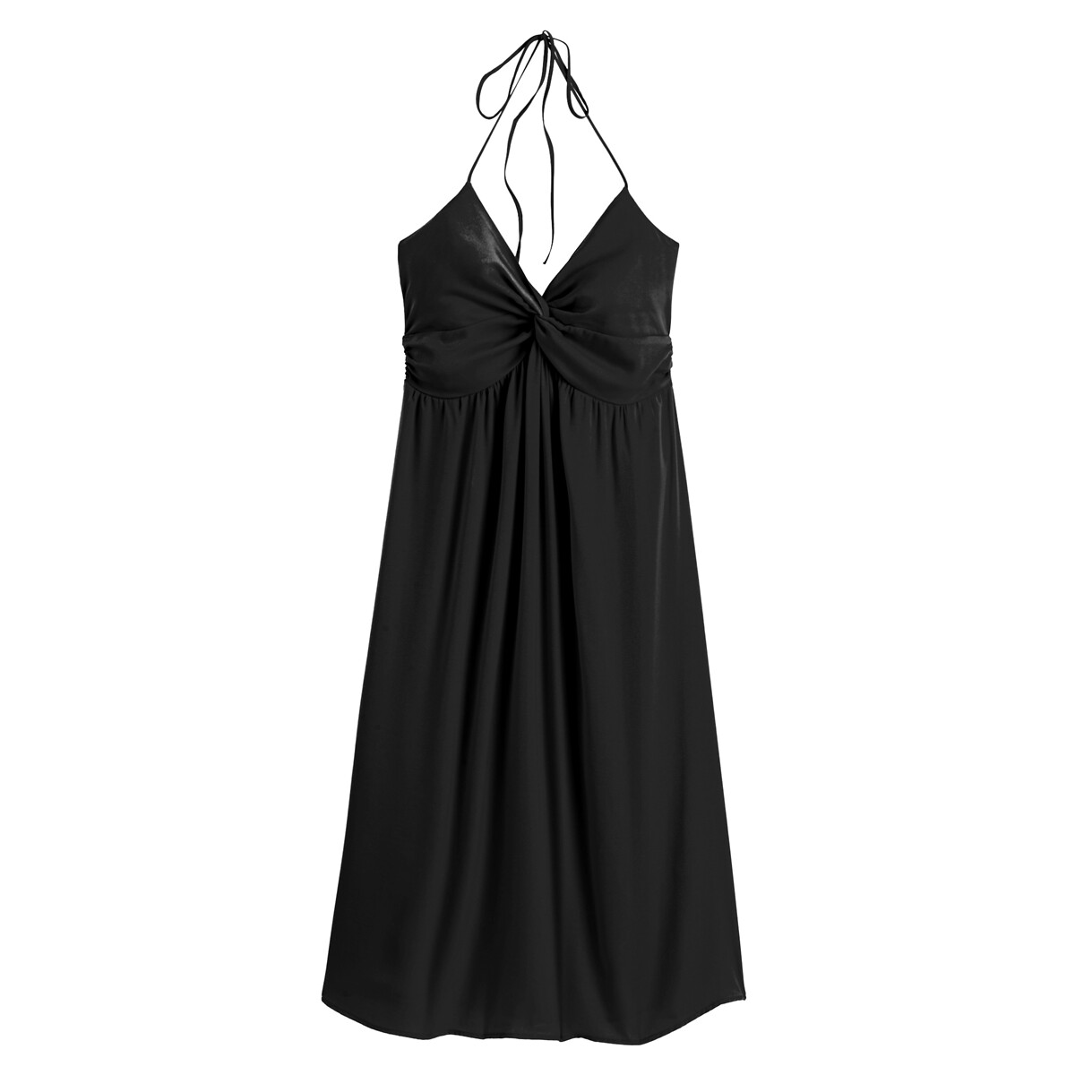 Платье LA REDOUTE COLLECTIONS С тонкими бретелями 46 черный, размер 46 - фото 5