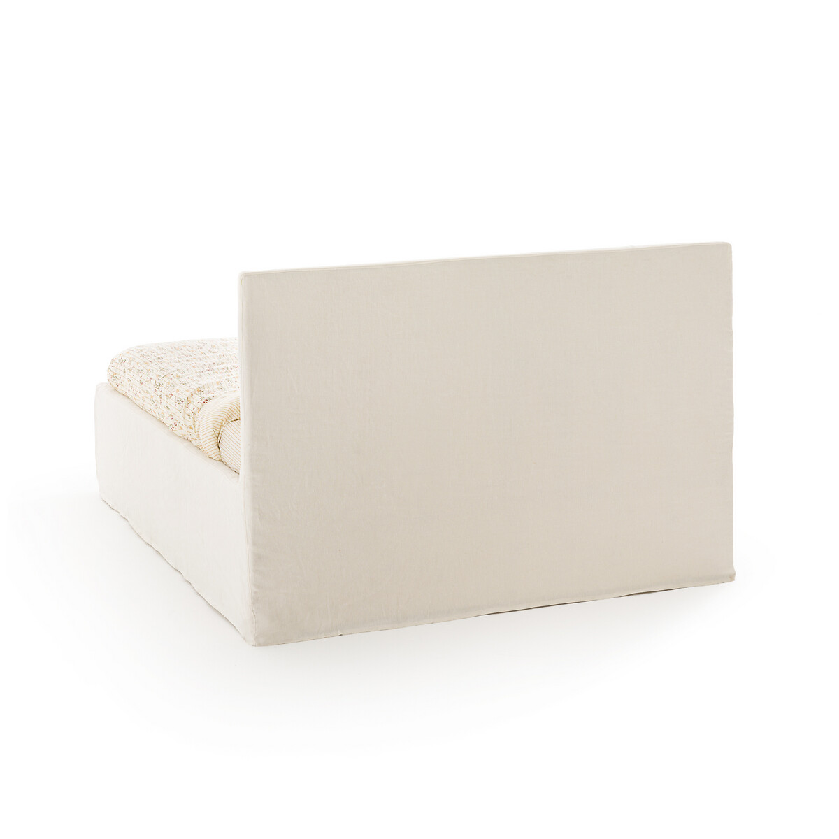 Кровать LaRedoute Со съемным чехлом Kendari 160 x 200 см белый, размер 160 x 200 см - фото 3