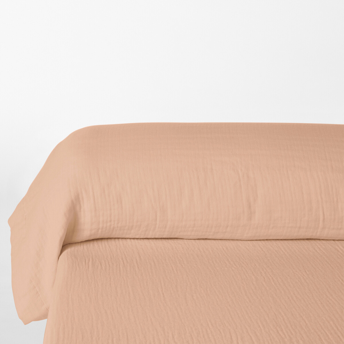 Наволочка на подушку-валик однотонная из газовой хлопчатобумажной ткани Kumla 85 x 185 см розовый наволочка однотонная из биохлопка с плоским воланом scenario 85 x 185 см розовый