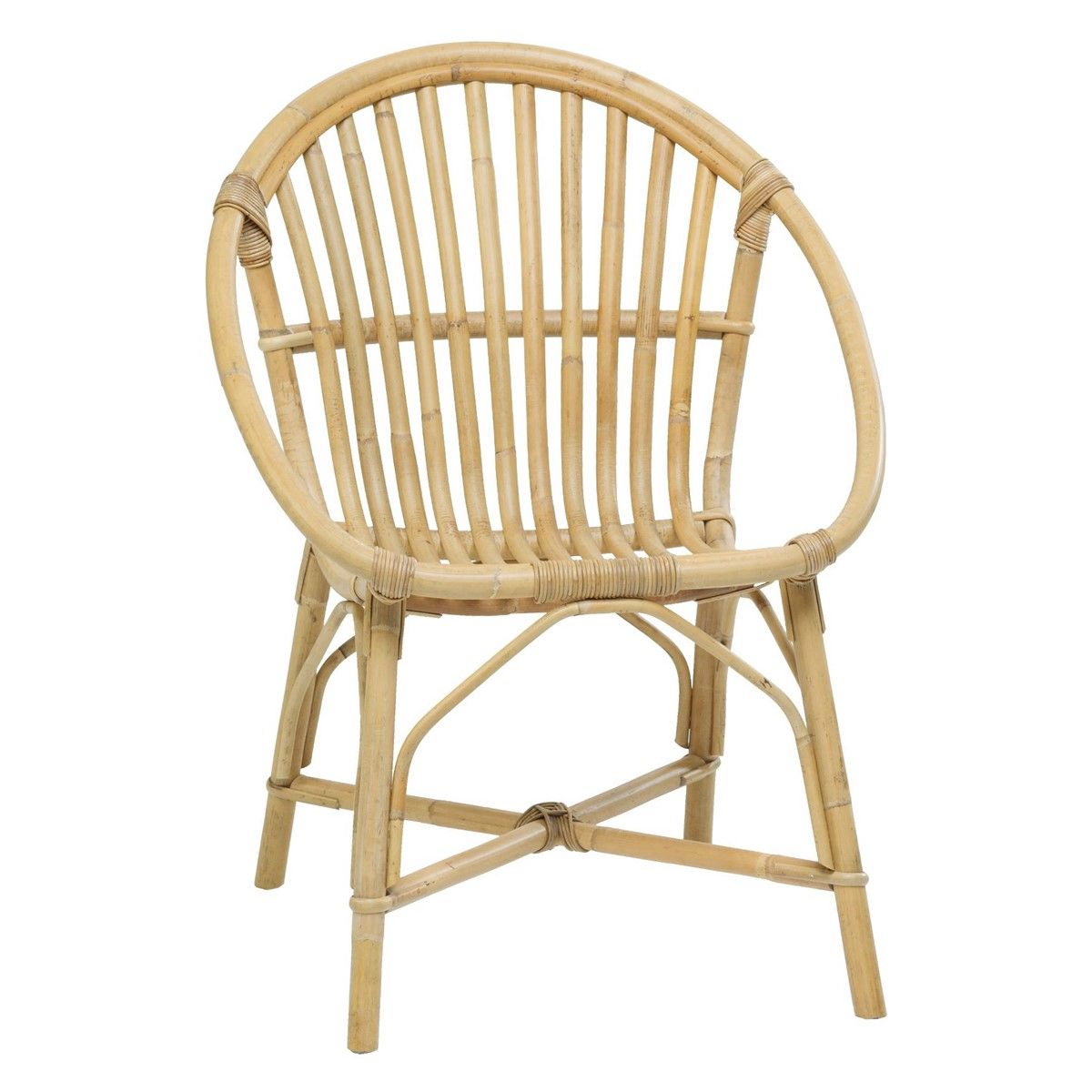 Fauteuil en rotin Bruno