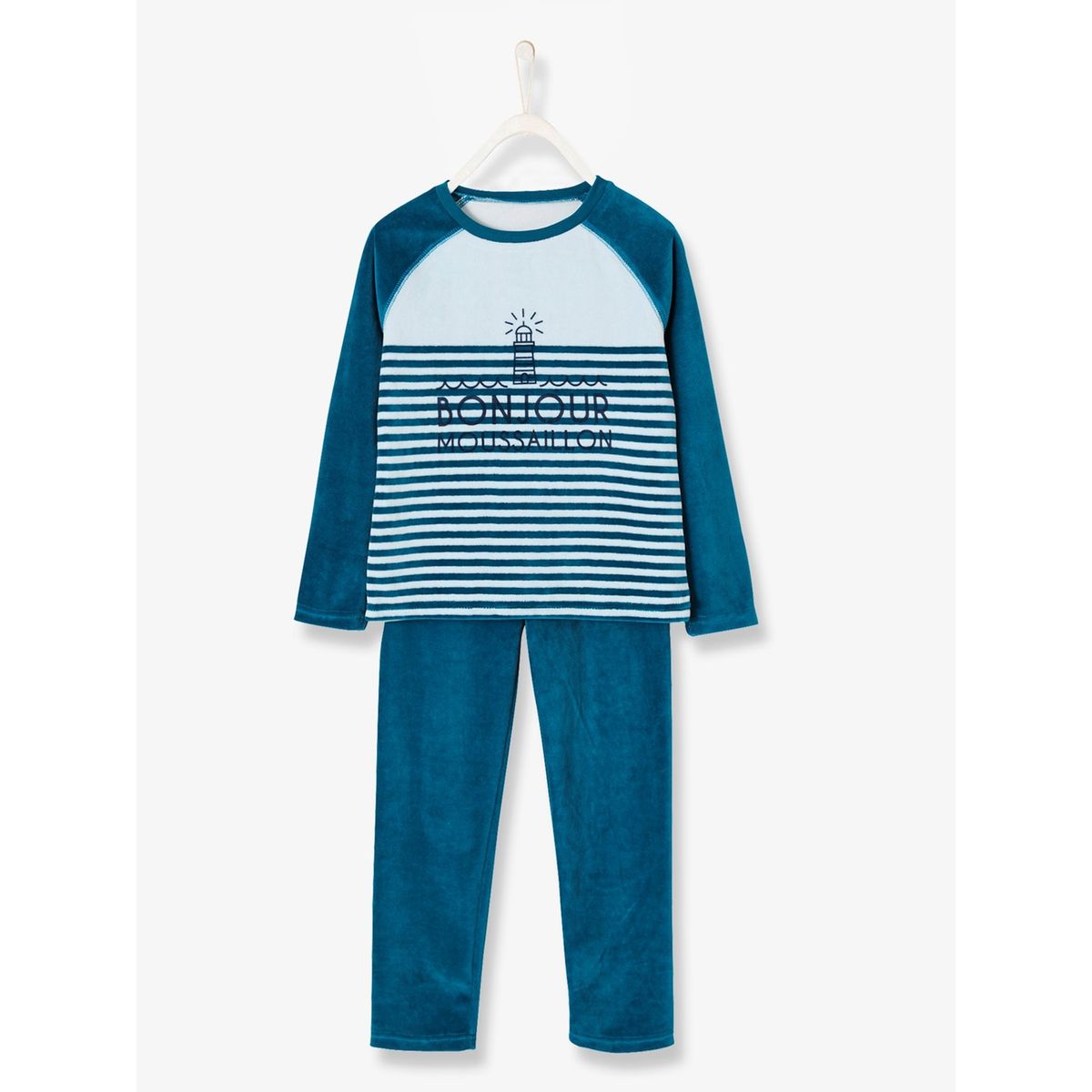 Pyjama velours garçon