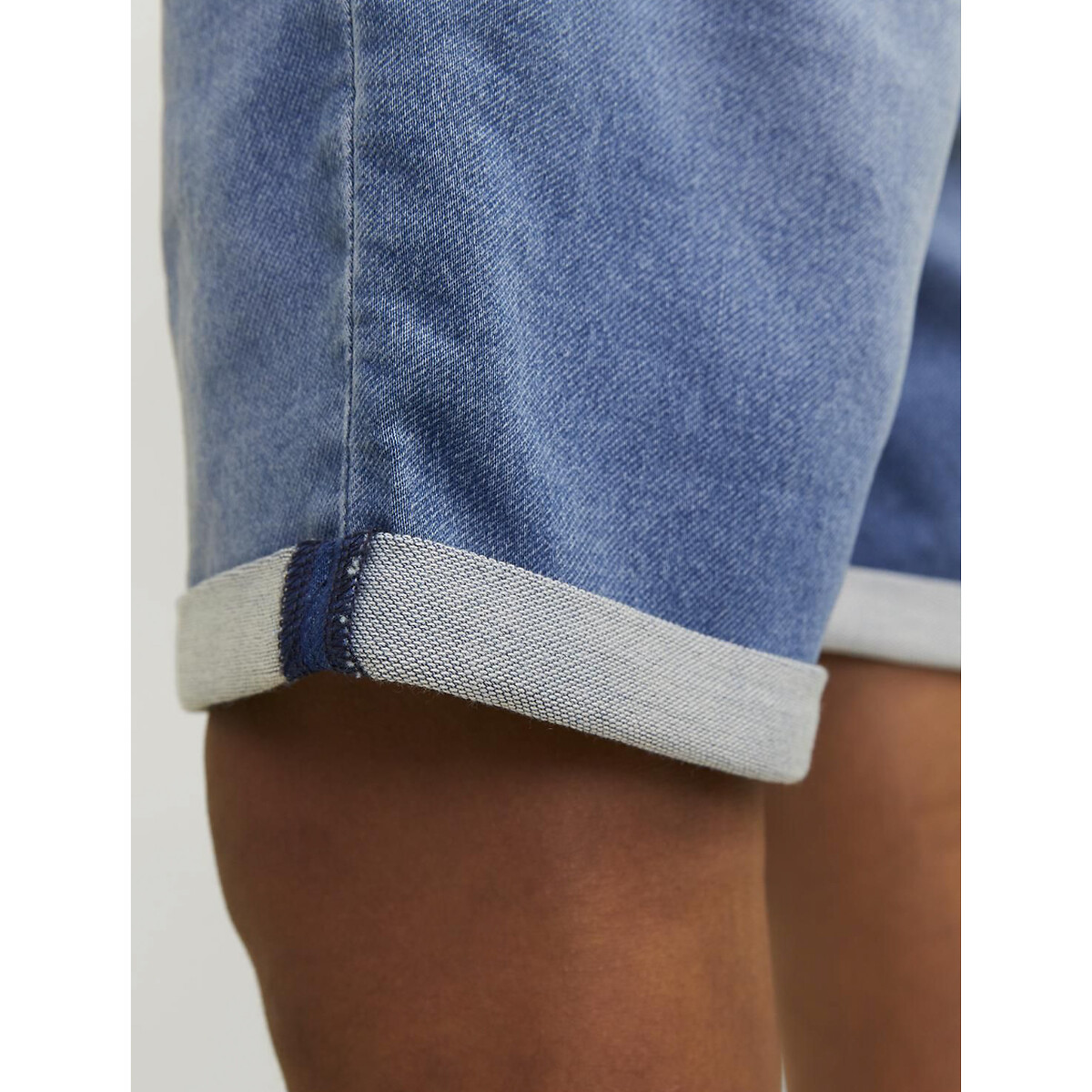 Шорты из джинсовой ткани  10 синий LaRedoute, размер 10 - фото 4