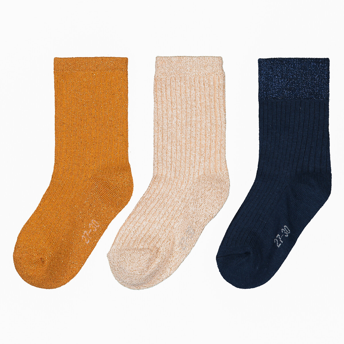 

Комплект из 3 пар носков LaRedoute, Разноцветный, Размеры 2326-3942 31/34 разноцветный