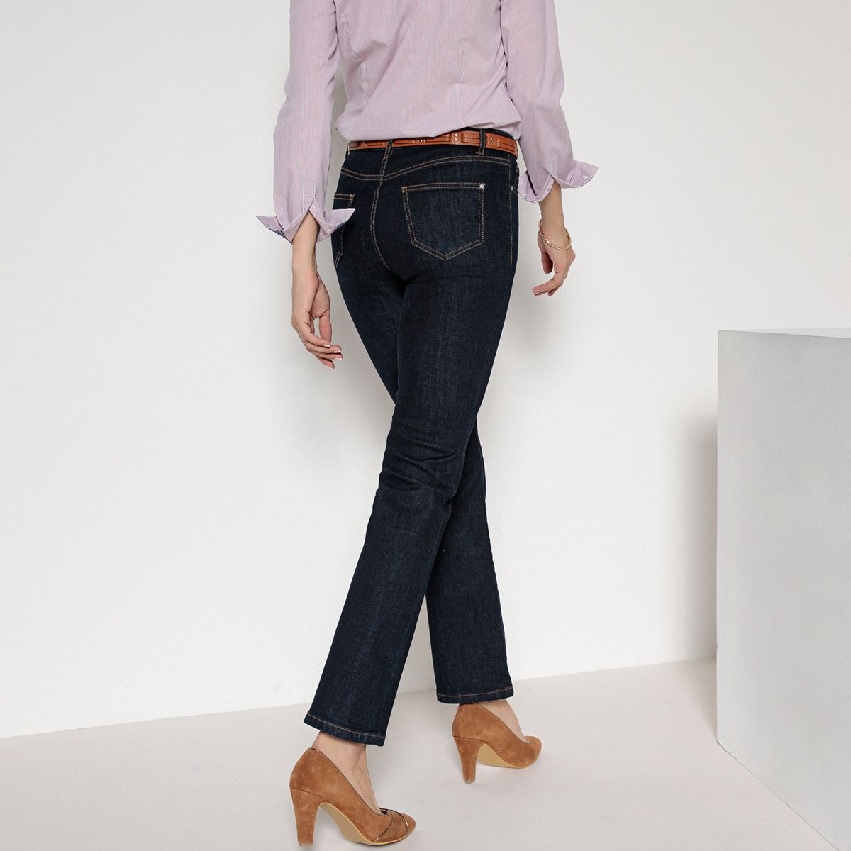 Jean bootcut, denim stretch