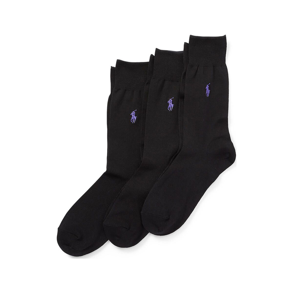 Комплект из 3 пар носков La Redoute 43/46 черный комплект из трех пар носков la redoute 43 46 синий