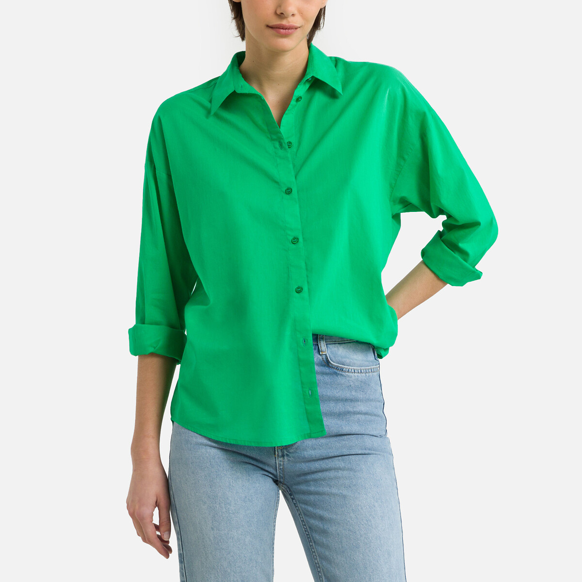 Рубашка С длинными рукавами MENTHE 1(S) зеленый