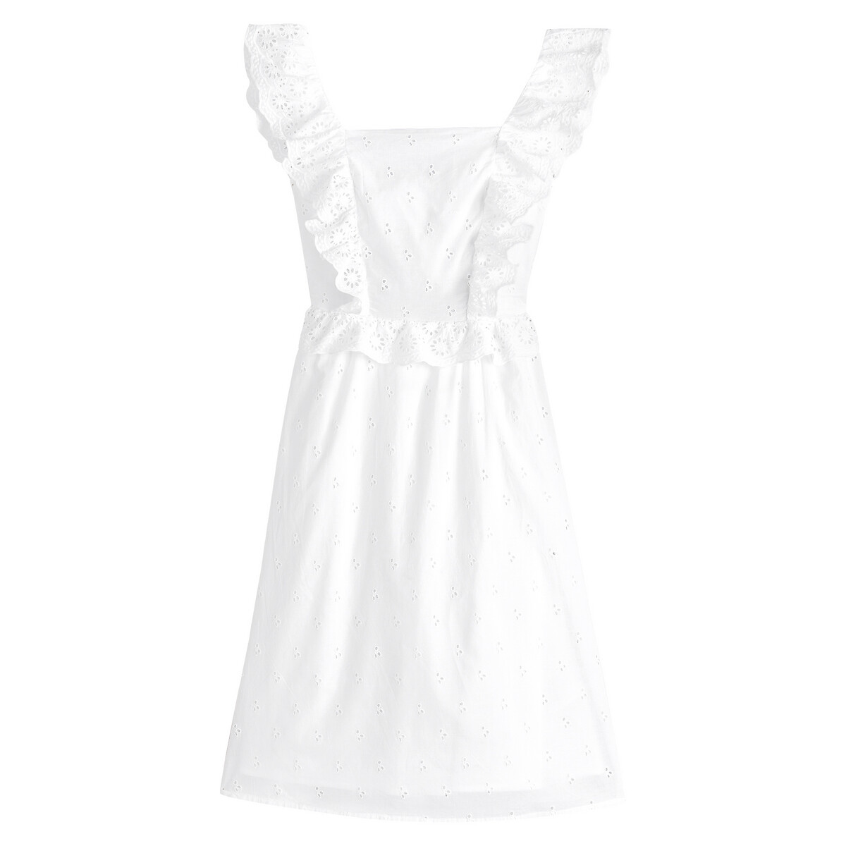 Платье LaRedoute Без рукавов 38 (FR) - 44 (RUS) белый, размер 38 (FR) - 44 (RUS) Без рукавов 38 (FR) - 44 (RUS) белый - фото 5