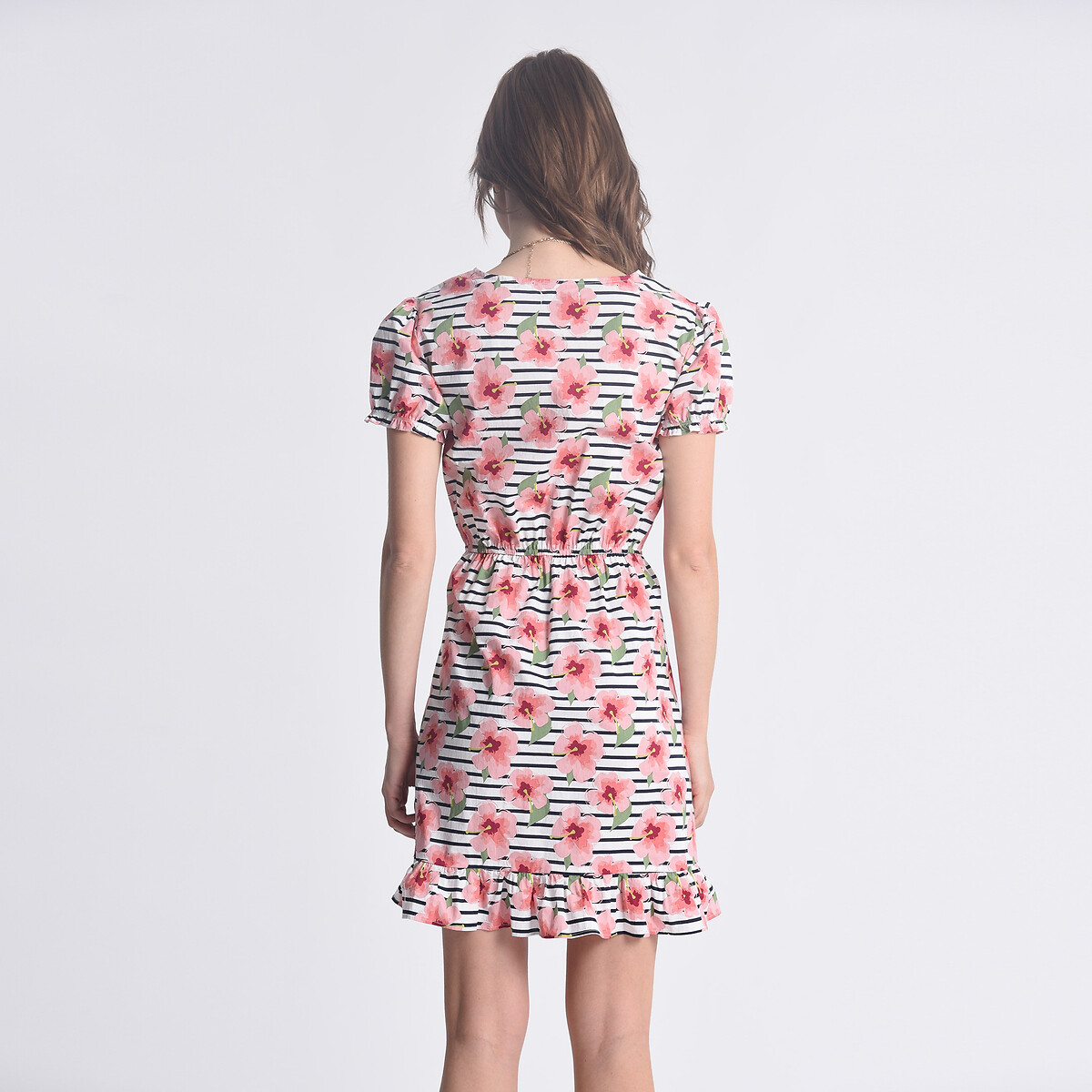 Платье MOLLY BRACKEN С запахом и рисунком XS красный, размер XS - фото 2