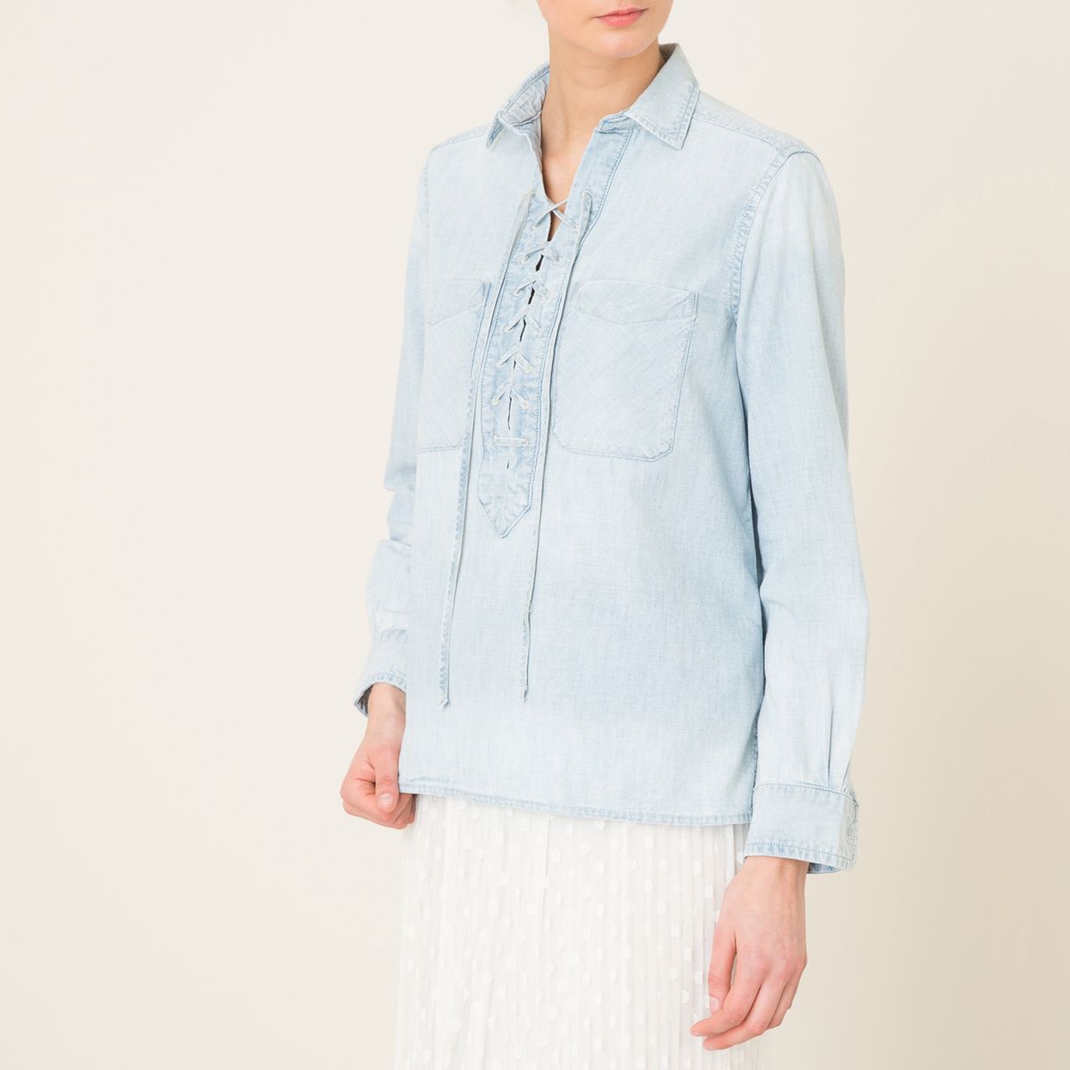 Blouse lacée