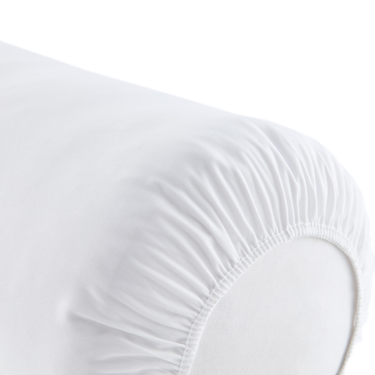 Защитная La Redoute Непромокаемая наволочка на подушку-валик длина: 140 см белый, размер длина: 140 см - фото 2