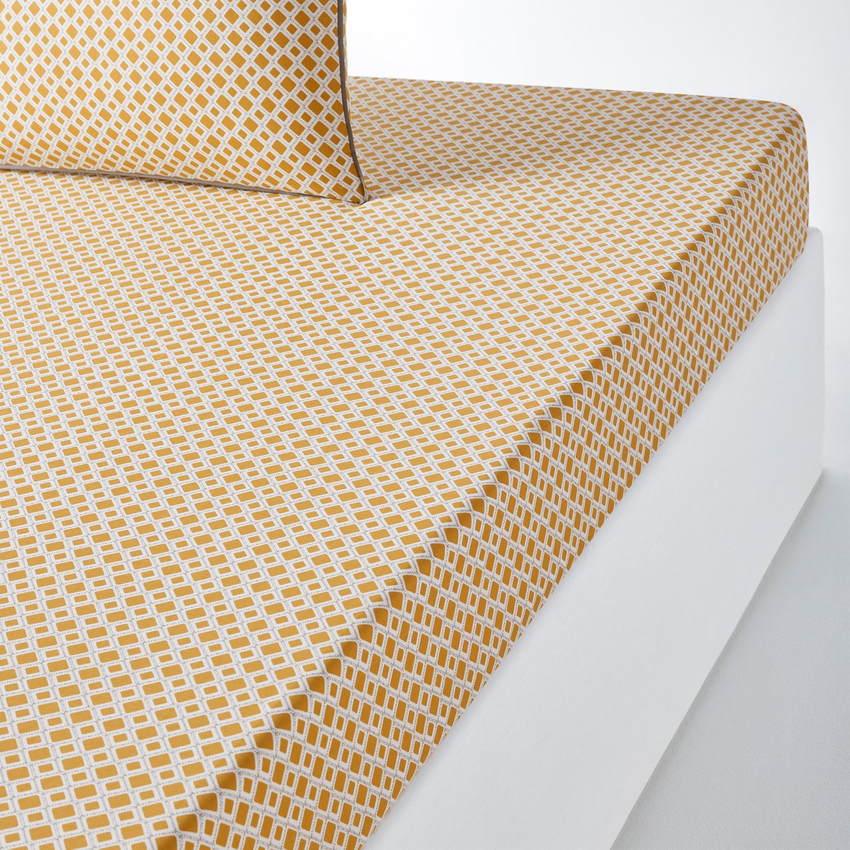 

Простыня La Redoute, Желтый, Натяжная из хлопка Mashita 90 x 190 см желтый