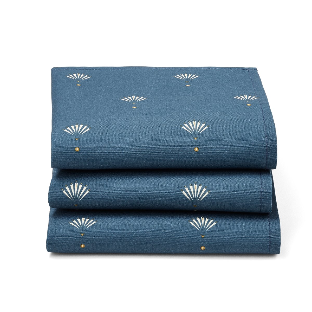 

Набор La Redoute, Синий, Из 3 салфеток ventail Bleu 45 x 45 см синий
