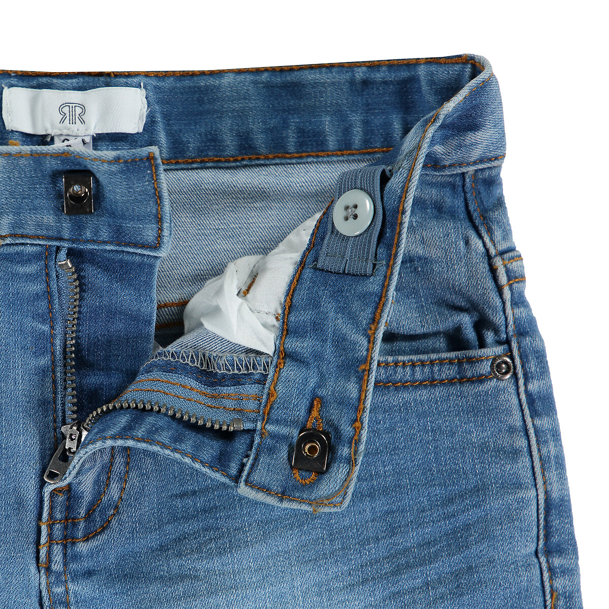 Бермуды La Redoute Из джинсовой ткани  12 синий, размер 12 - фото 3