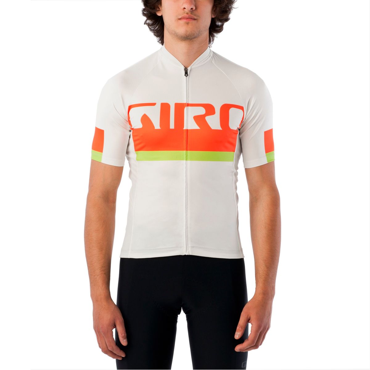 Chrono Expert - Maillot manches courtes Homme - orange/blanc