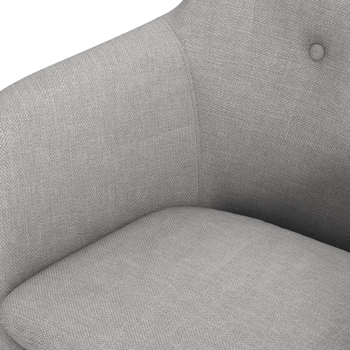 Кресло La Redoute Обеденное с обивкой JIMI единый размер серый - фото 5