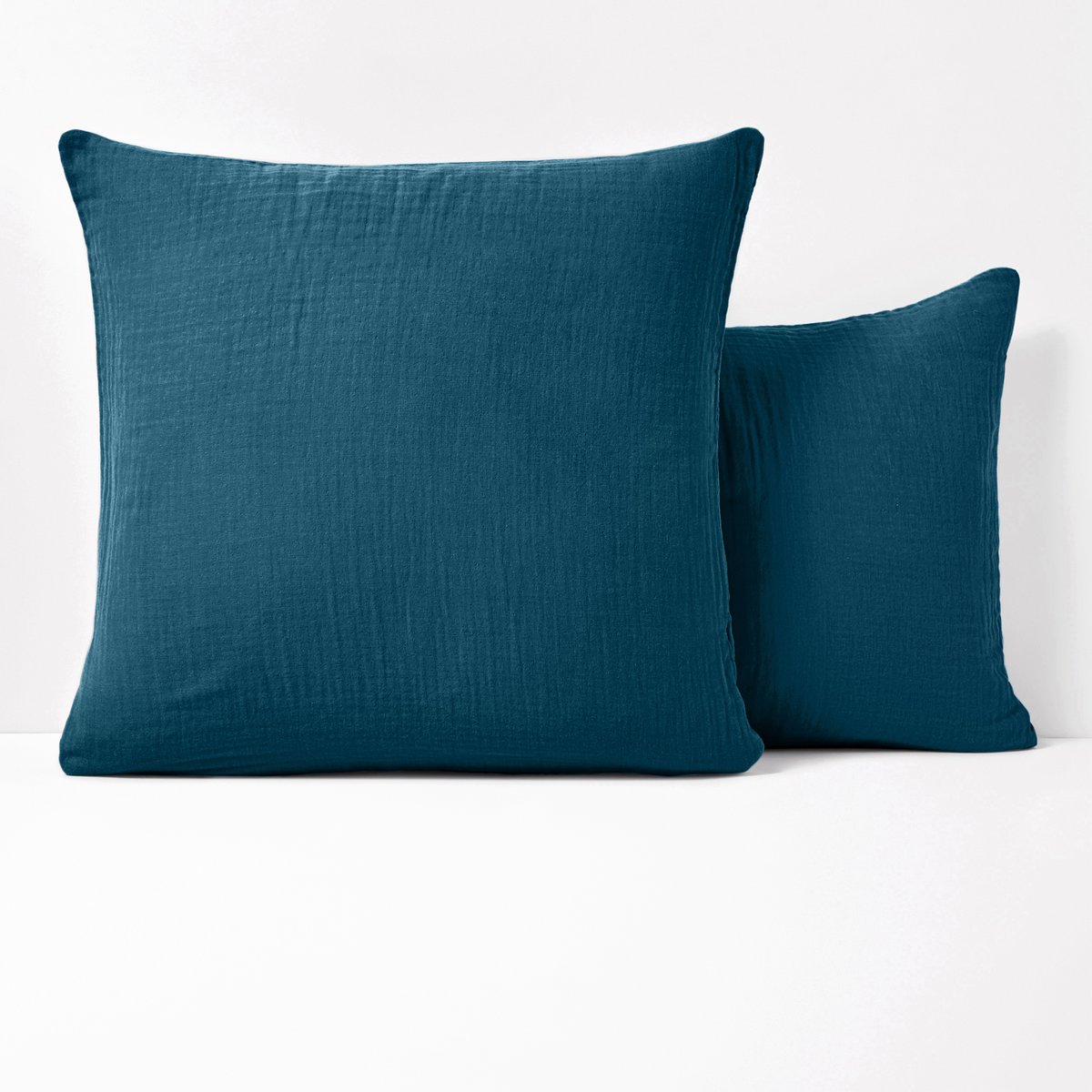 

Наволочки La Redoute, Синий, Однотонные из газовой ткани из хлопка - SNOW 63 x 63 см синий