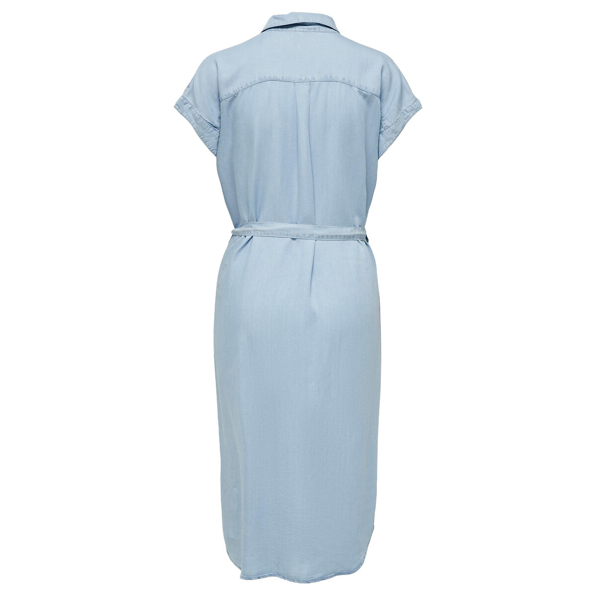 Платье-рубашка С короткими рукавами XXS синий LaRedoute, размер XXS - фото 2