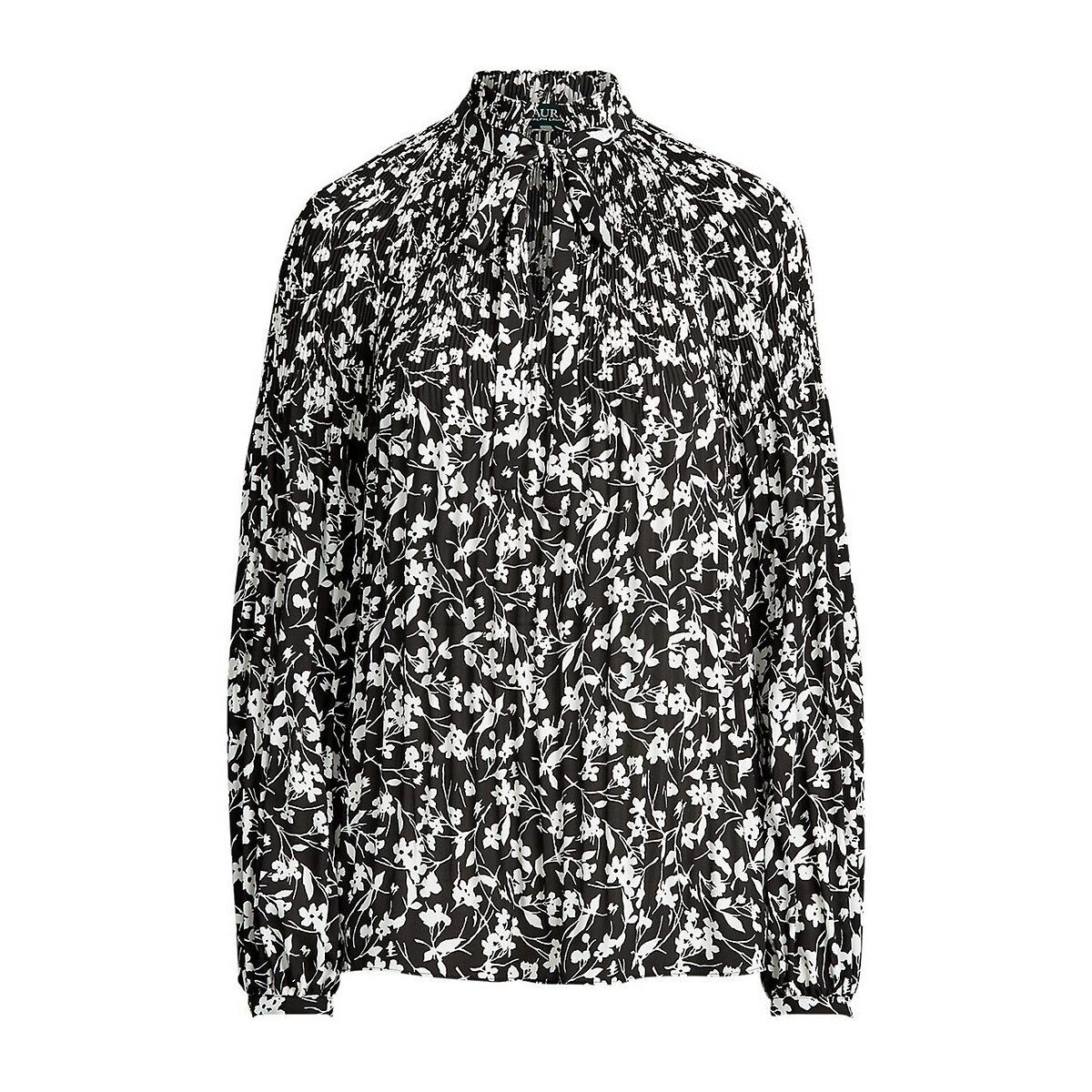 

Блузка LaRedoute, Черный, С рисунком и длинными рукавами XS черный