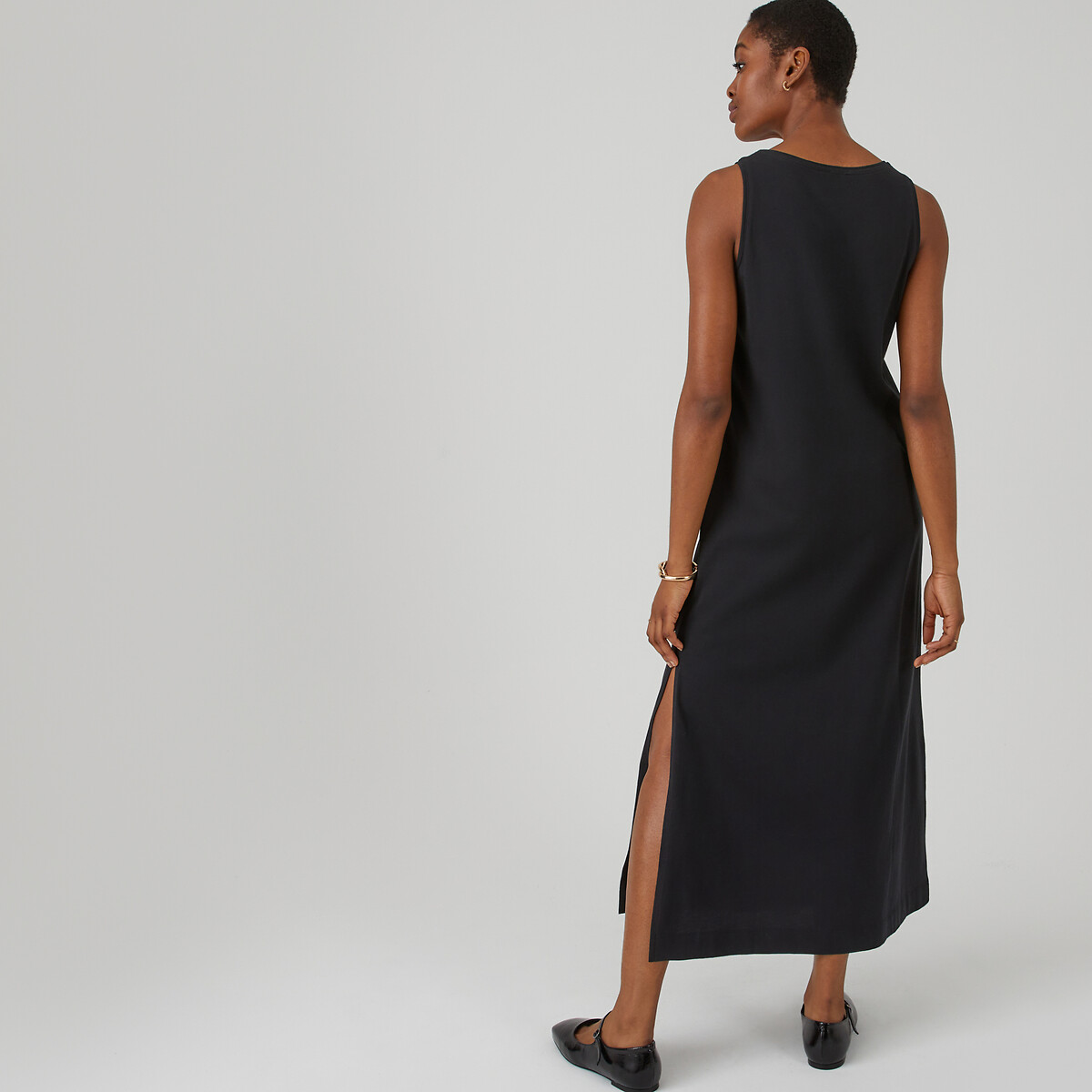 Платье-топ длины макси  L черный LaRedoute, размер L - фото 4