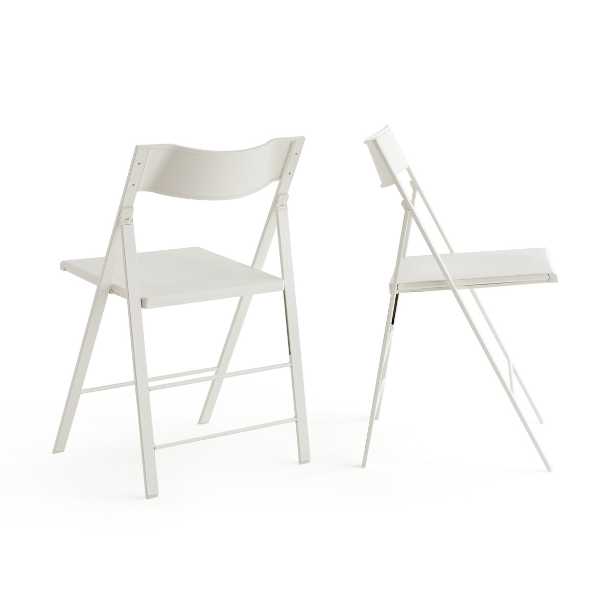 Комплект из двух складных стульев Barting единый размер белый LaRedoute - фото 2