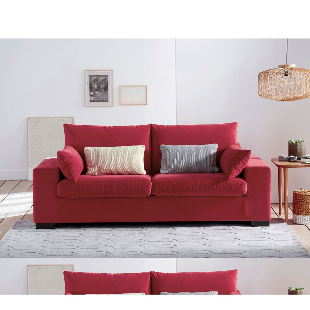 Canapé convertible Odessa, Bultex, coton & lin