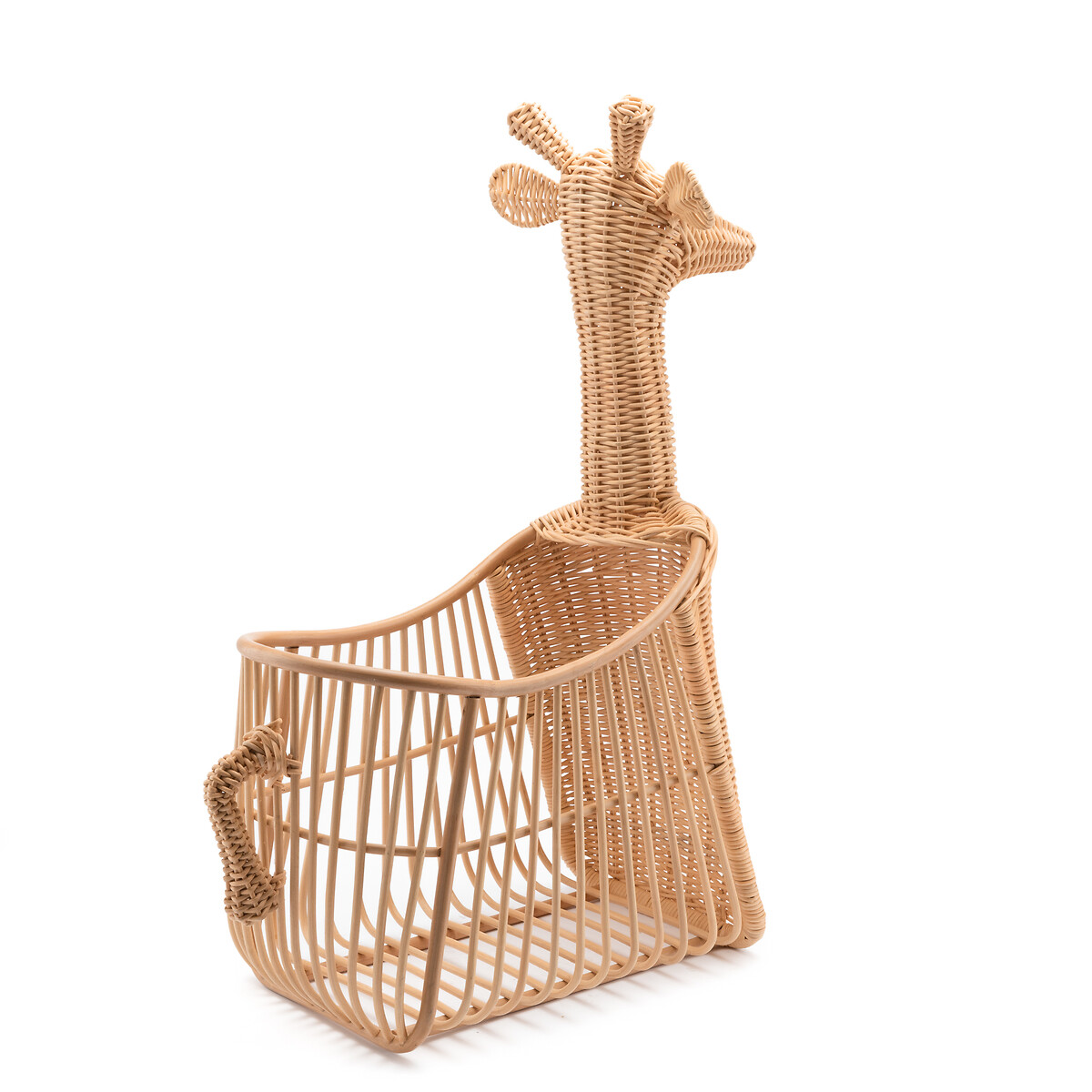 Корзинка Из плетеного ротанга в форме жирафа Zari единый размер бежевый LaRedoute - фото 2