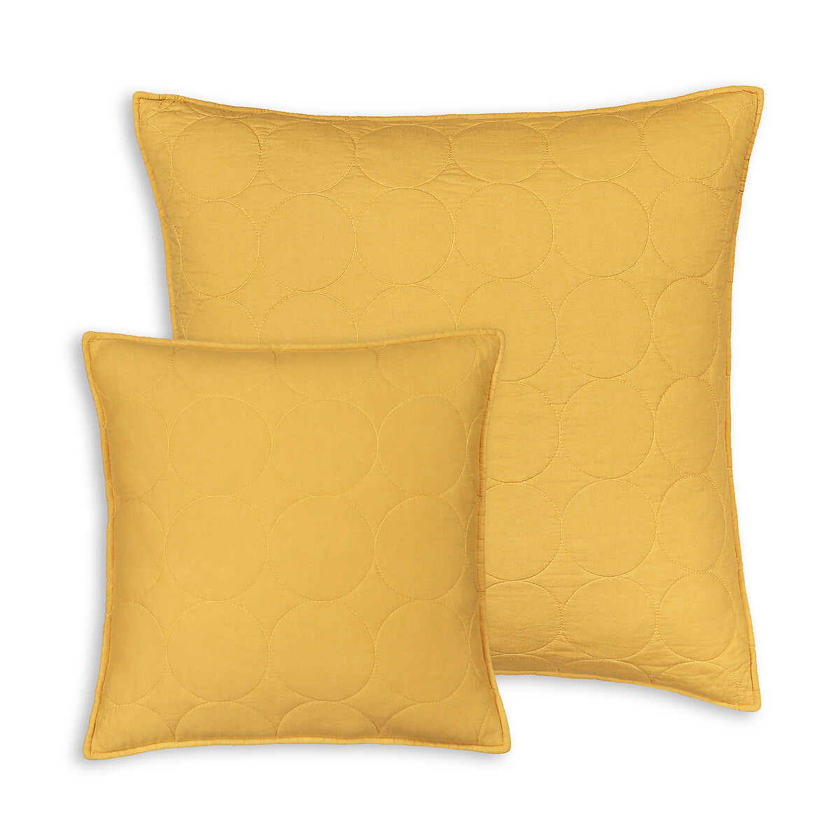 Чехол LaRedoute Для подушки или наволочка Scenario Balmy 40 x 40 см желтый, размер 40 x 40 см - фото 1