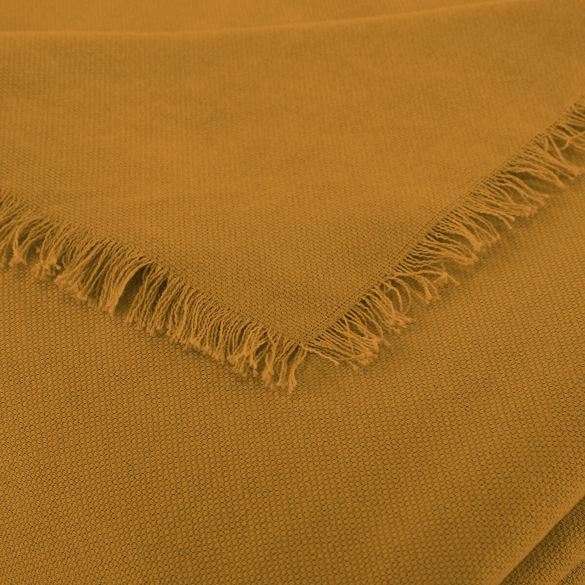 Покрывало La Redoute Из плетеного хлопка Panama 180 x 230 см каштановый, размер 180 x 230 см - фото 3