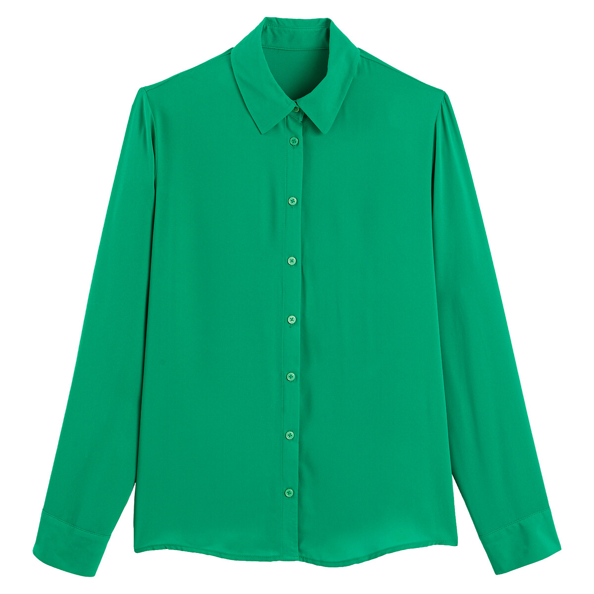 Блузка LA REDOUTE COLLECTIONS Блузка С длинными рукавами 38 (FR) - 44 (RUS) зеленый, размер 38 (FR) - 44 (RUS) Блузка С длинными рукавами 38 (FR) - 44 (RUS) зеленый - фото 5