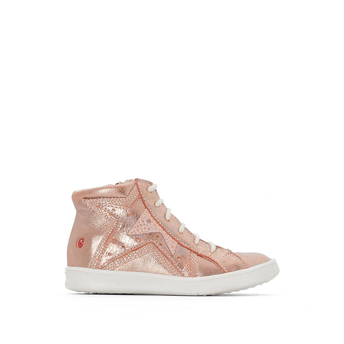 Baskets montantes cuir Prunella