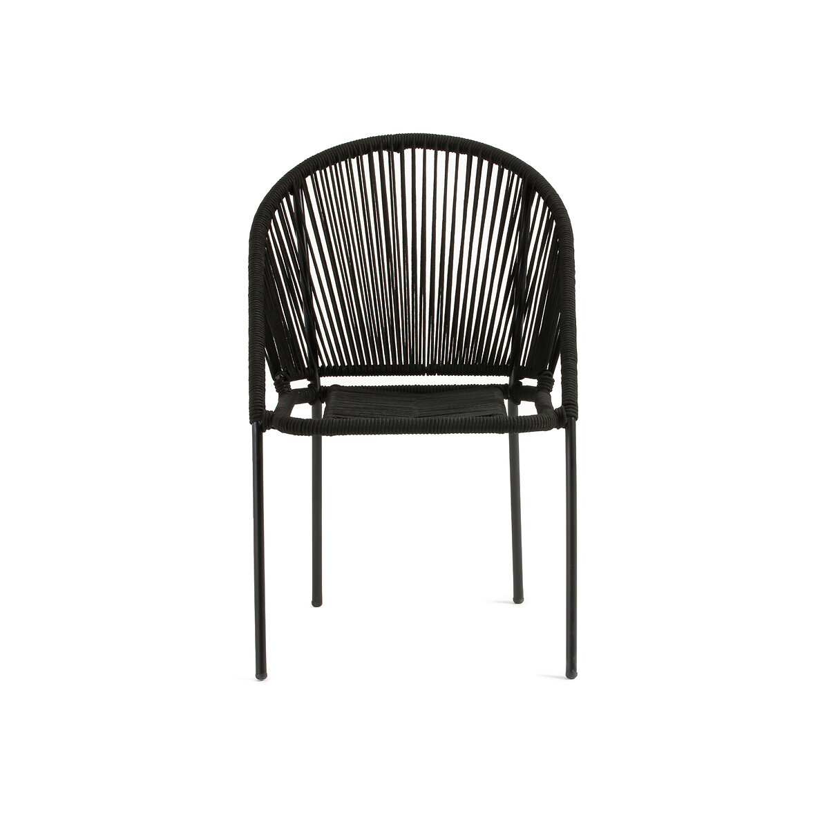 Кресло LA REDOUTE INTERIEURS Столовое для сада San Monica единый размер черный - фото 5