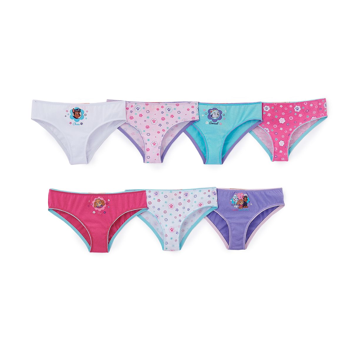 Culotte fantaisie 2-8 ans (lot de 7)