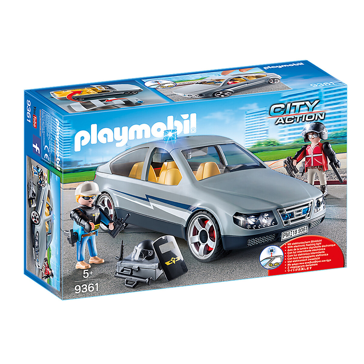 PLAYMOBIL Coche Civil de las Fuerzas Especiales 9361 MULTICOLOR talla única
