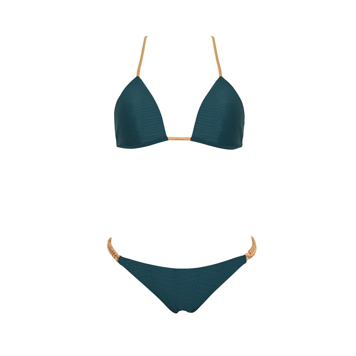 Maillot de bain triangles avec macramé CLAUDIA