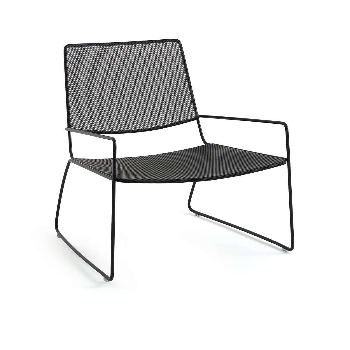 Кресло садовое из металла Wallace единый размер черный кресло садовое из стали и полимера sabby единый размер бежевый