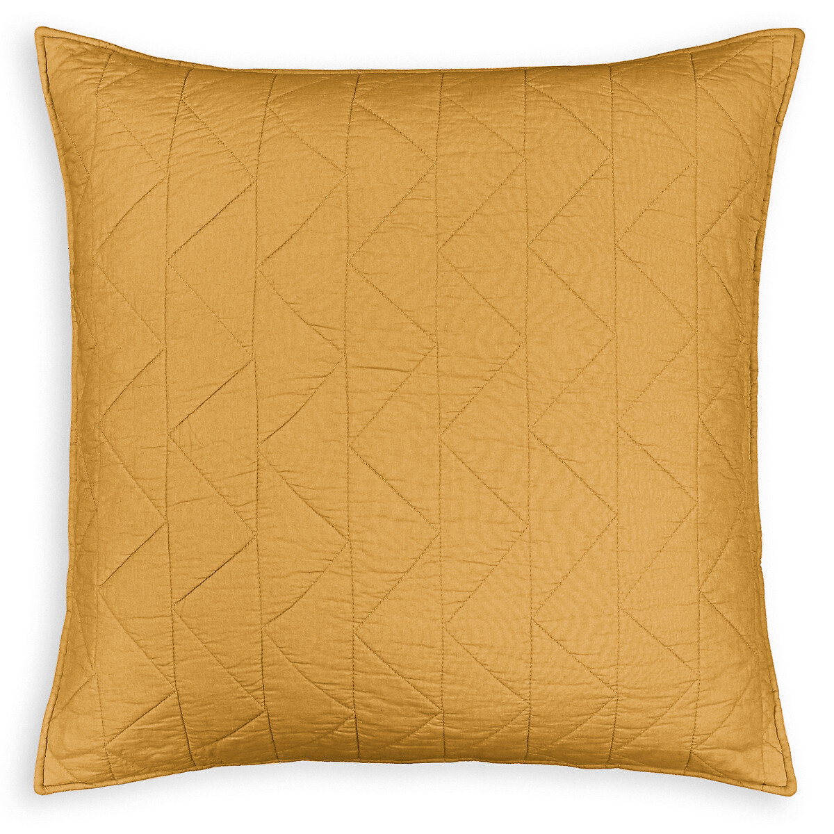 Чехол La Redoute На подушку  наволочка Zig-zag 40 x 40 см желтый, размер 40 x 40 см - фото 2