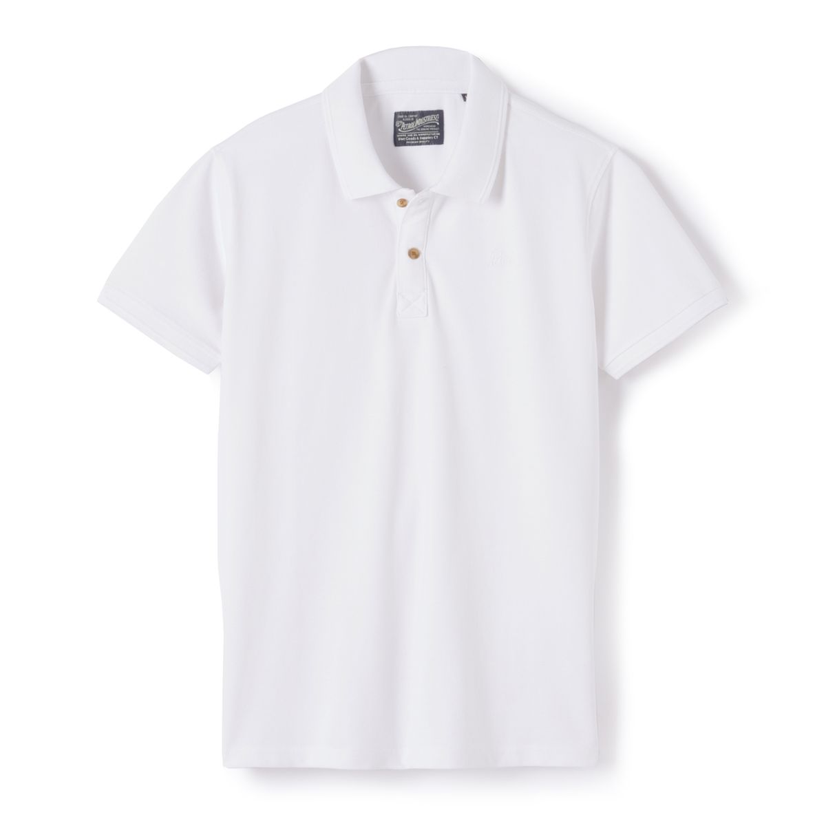 Polo avec logo brodé pur coton