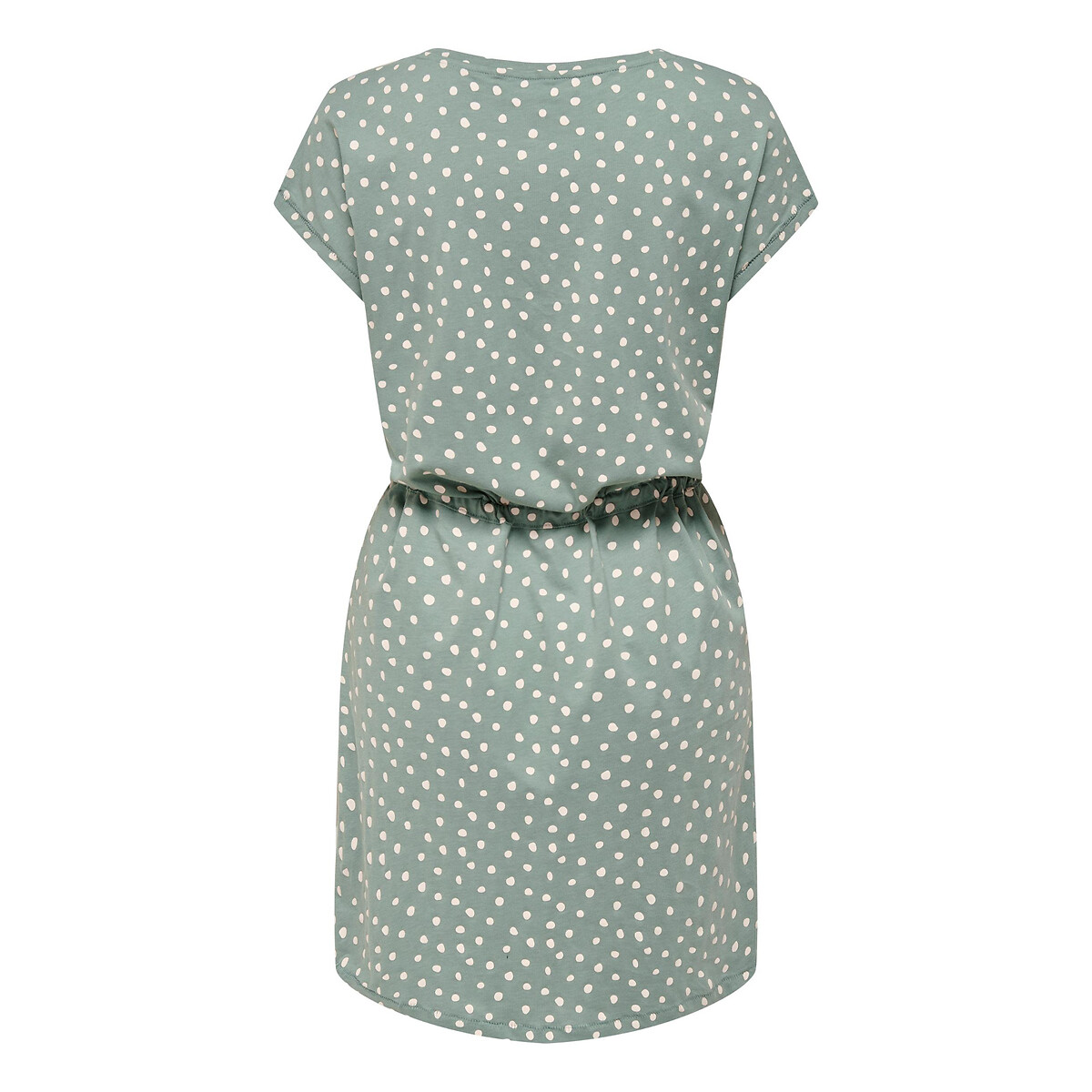 Платье ONLY С круглым вырезом и короткими рукавами XL зеленый, размер XL - фото 2