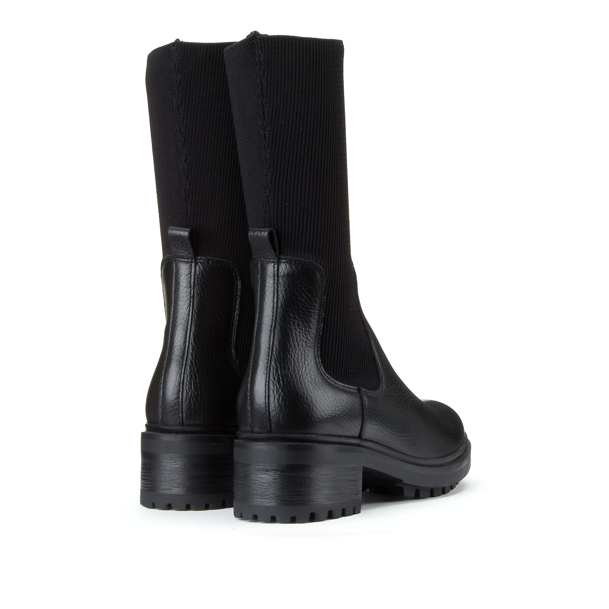 Ботинки LaRedoute С рифлеными носочками 39 черный, размер 39 - фото 4