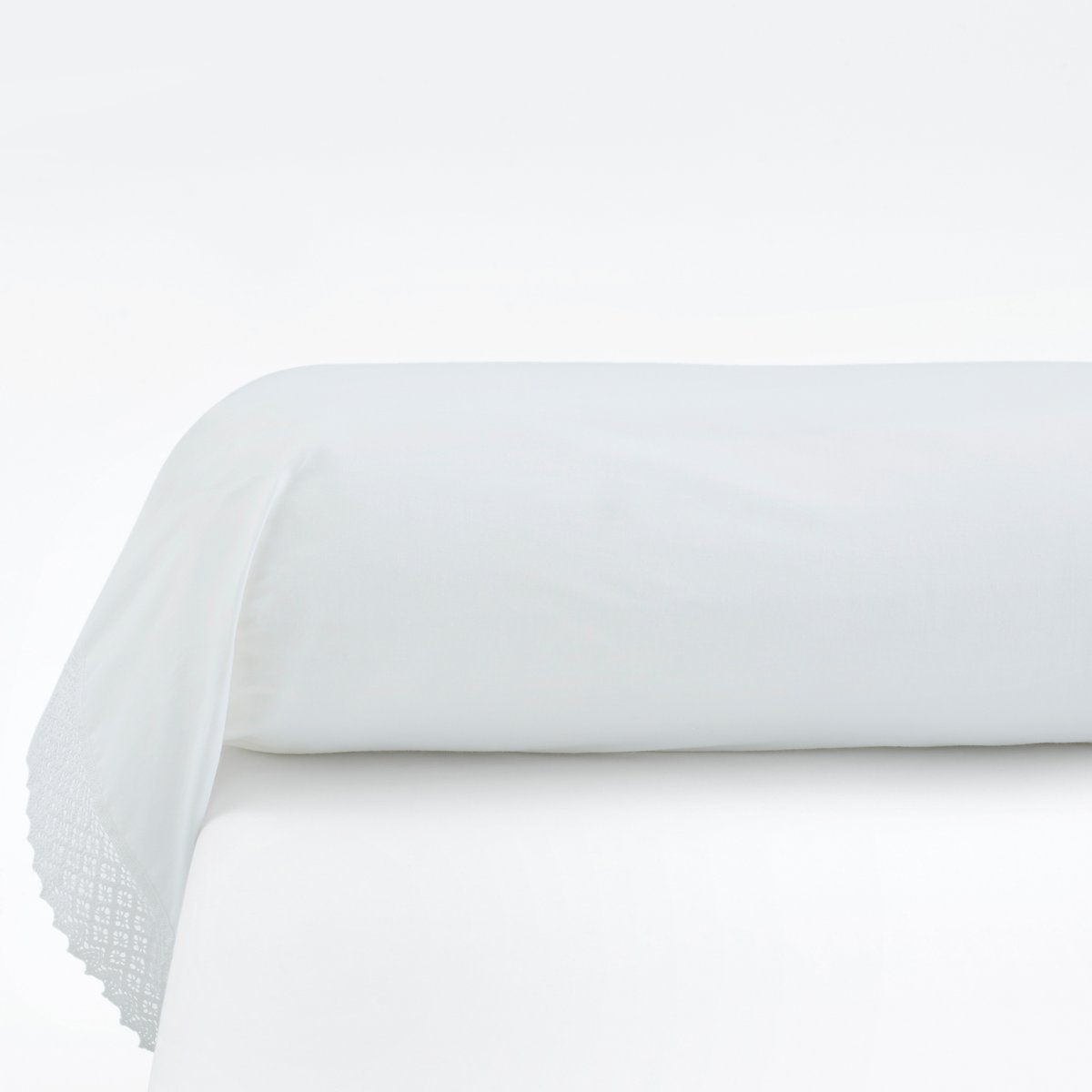 

Наволочка LaRedoute, Белый, Наволочка На подушку-валик Dentelle 85 x 185 см белый