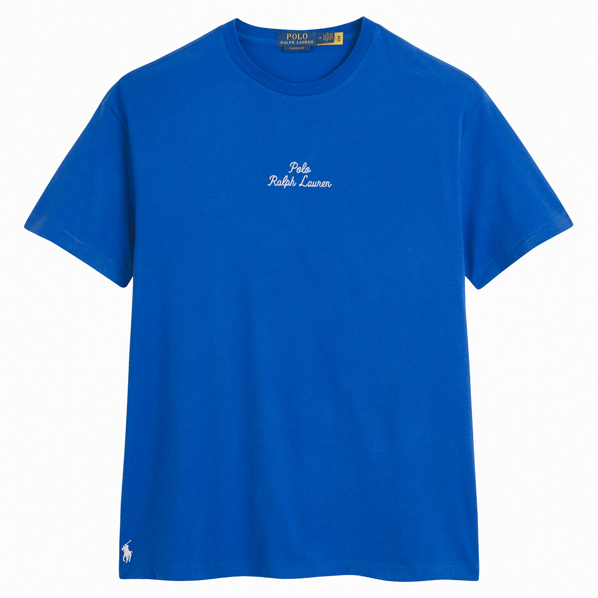 Футболка прямого покроя с логотипом S синий футболка прямого покроя с карманом m белый