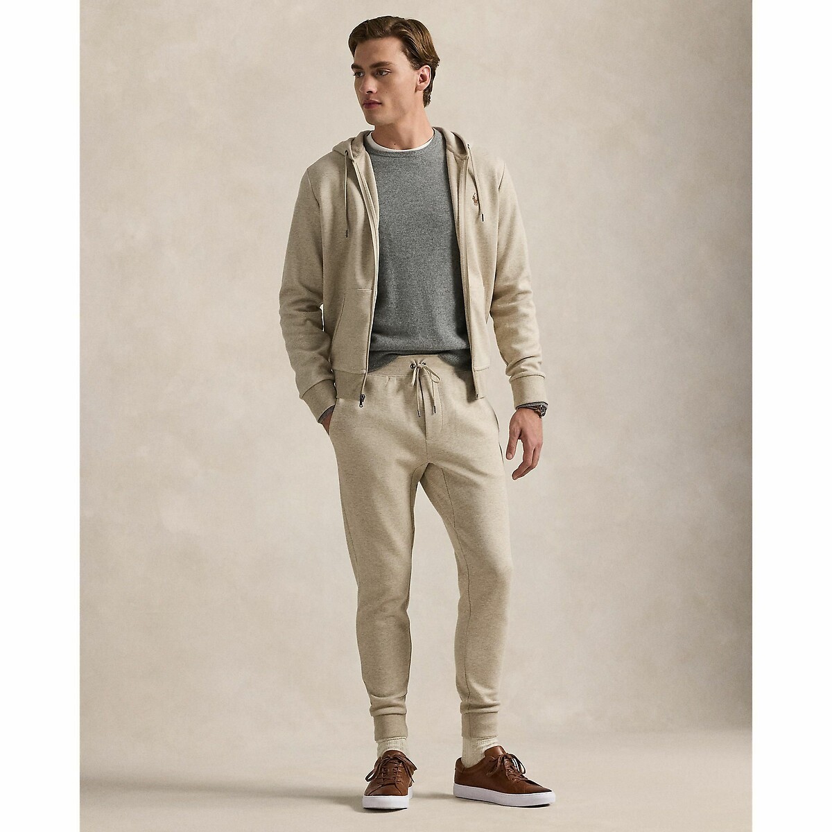 

Свитшот LaRedoute, Зеленый, Свитшот с капюшоном на молнии технология Double Knit Tech XL зеленый
