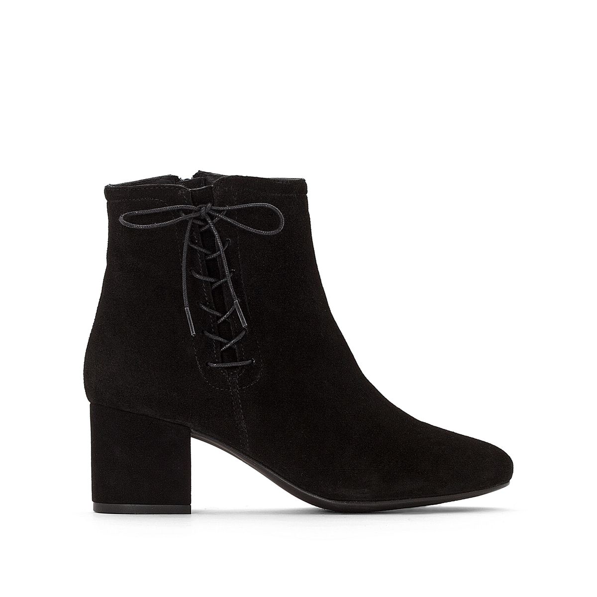 Boots croûte de cuir vachette