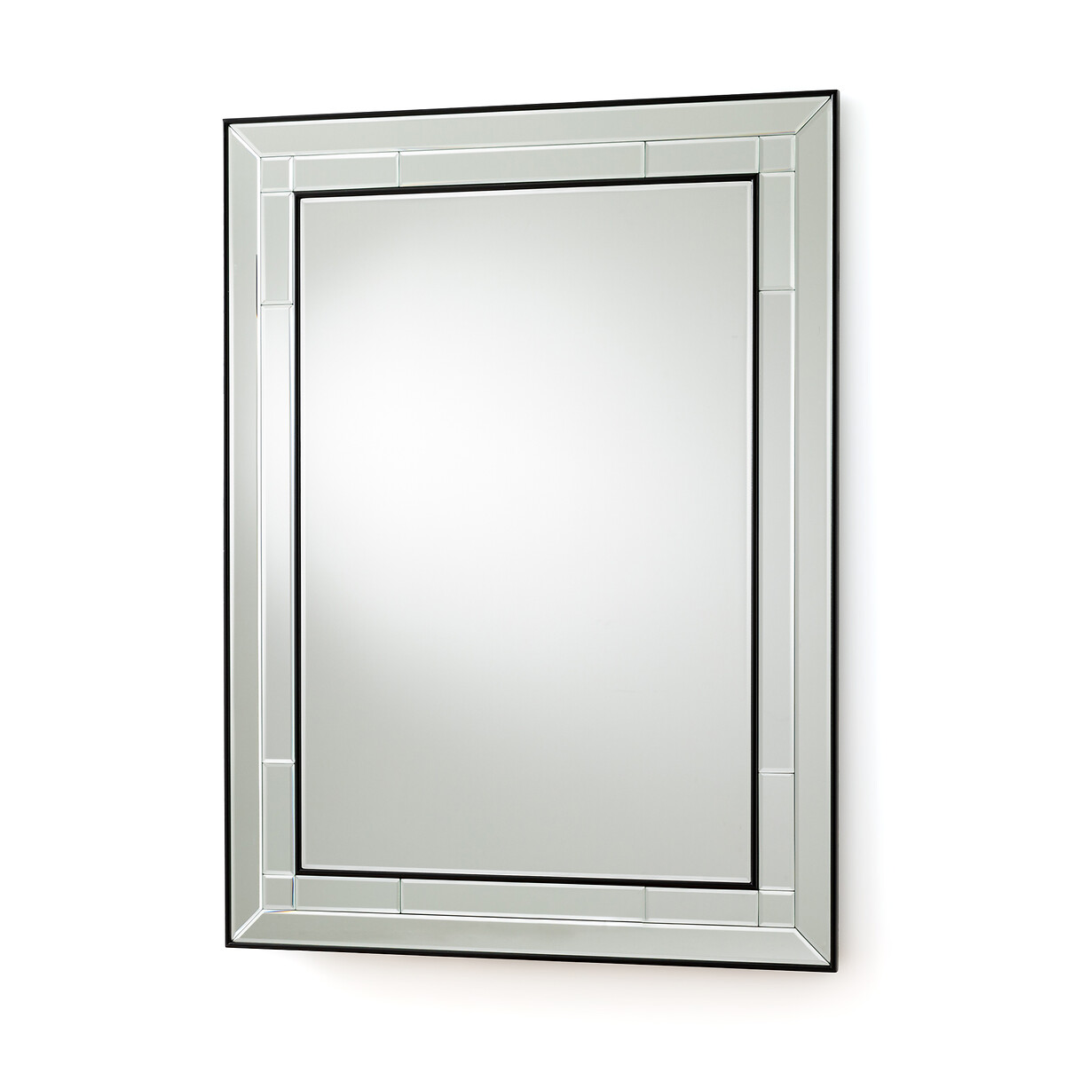 Зеркало LaRedoute Со скошенными гранями Andella единый размер черный - фото 1