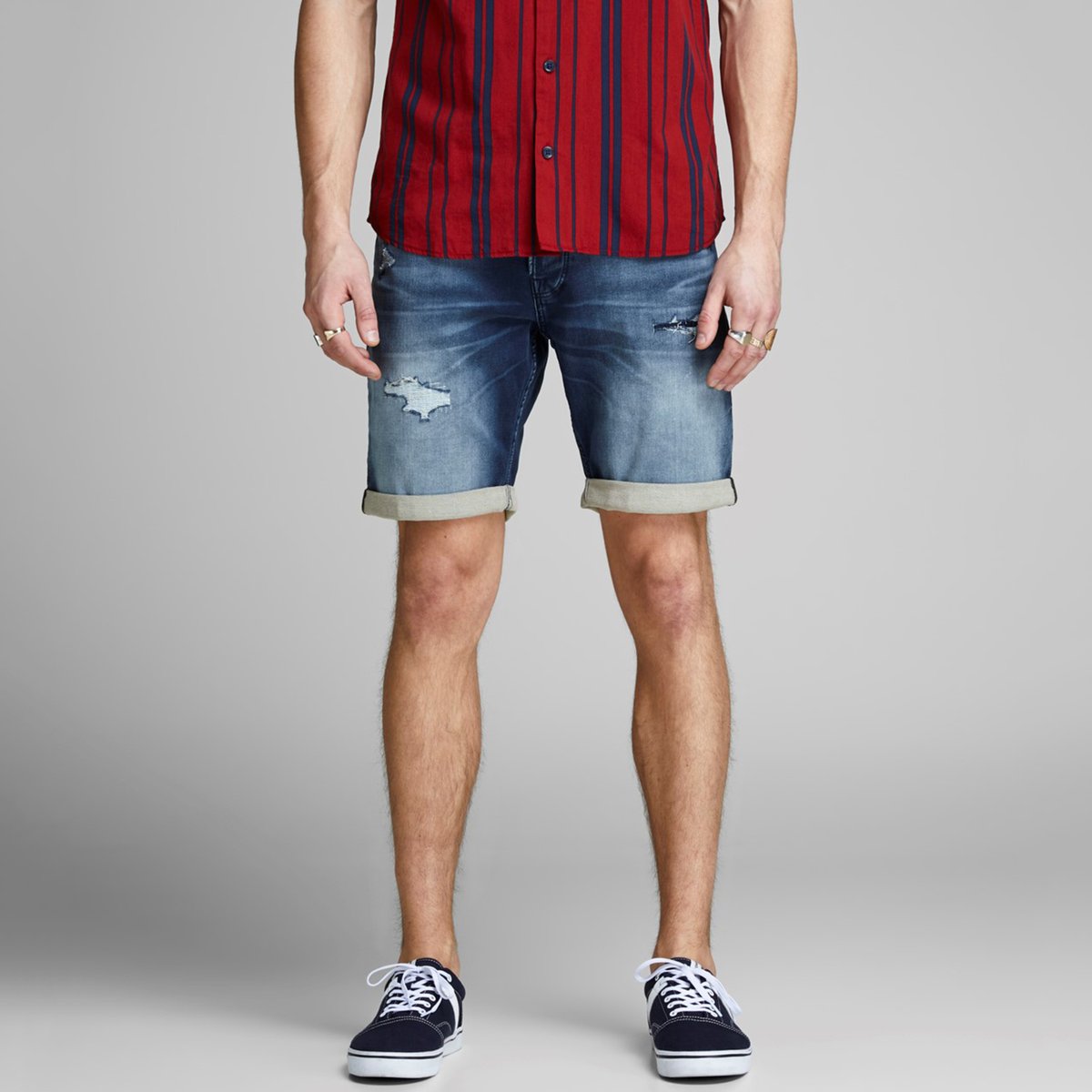 

Бермуды La Redoute, Синий, Из джинсовой ткани JJIRRICK JJICON XL синий