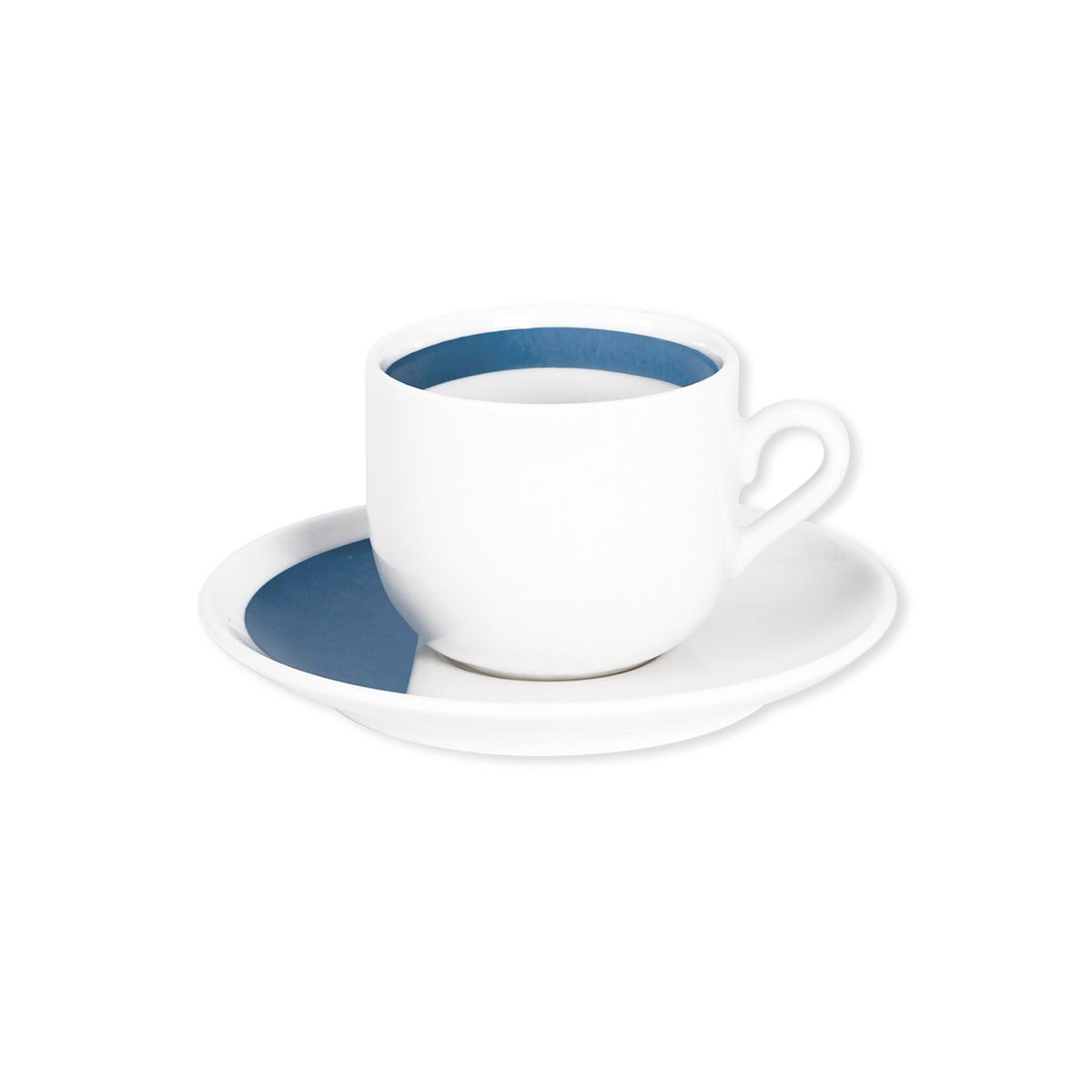 Tasse à café en porcelaine 11cl - Lot de 6 - LOUISON