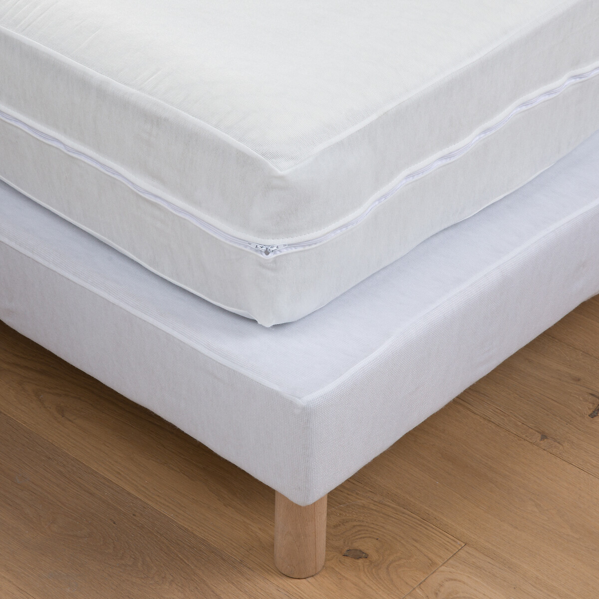 Чехол La Redoute Для кровати 120 x 190 см белый, размер 120 x 190 см - фото 1