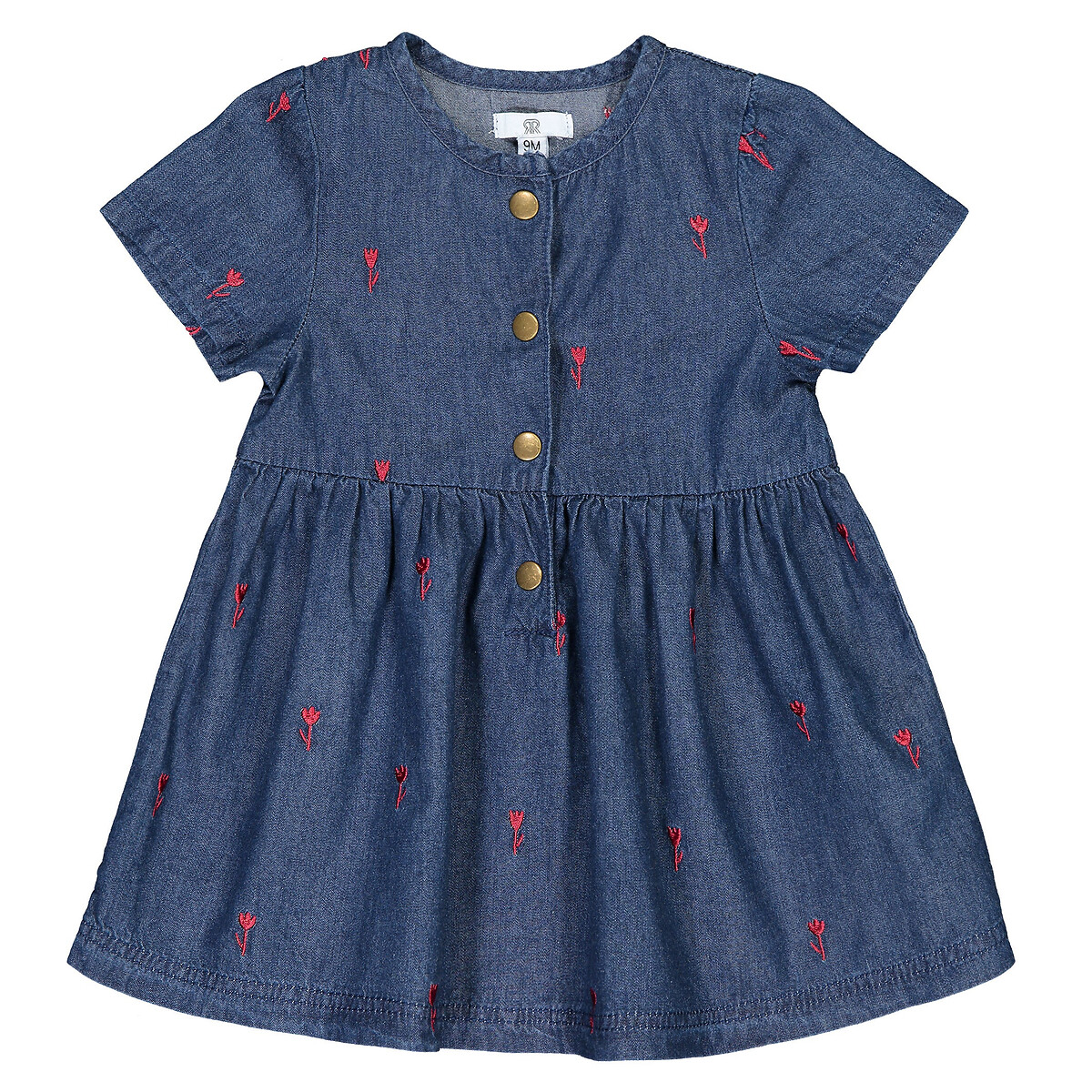 

Платье LA REDOUTE COLLECTIONS, Синий, Джинсовое с вышивкой 1 мес-4 лет 1 мес. - 54 см синий